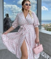 Летнее платье батал  NS-208A480