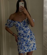 Платье с открытой спиной летнее  VOL-409A500