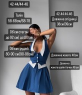 Костюм юбка и жилетка MIS-152A300