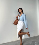 Юбка с вырезом  LUC-881A529