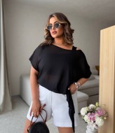 Блузка с завязками VAI-458A8