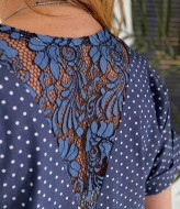 Платье с кружевом на спине  SD-017A500