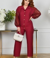 Стильный брючный костюм женский DV-R4393A800