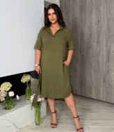 Летнее платье рубашка AB-1800A13