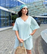 Льняной костюм женский летний DG-p15543A400