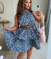 Дорогой топ с юбкой YM-7080.4A26