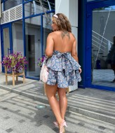 Дорогой топ с юбкой YM-7080.4A26