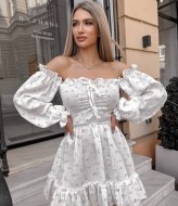 Летнее короткое платье VM-10470A480