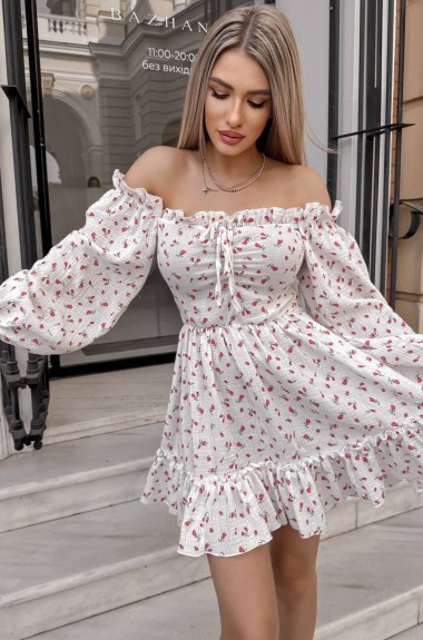 Летнее короткое платье VM-10470A480