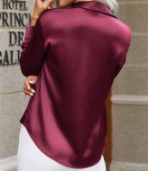 Рубашка женская шелковая  INS-448A550