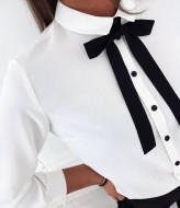 Белая блузка женская  IO-788A300