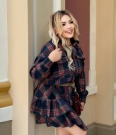 Платье в клетку женское  MA-N2118A850