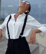 Брюки высокая посадка KC-0492A460