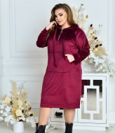 Велюрова сукня NF-7006A600