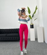 Стрейчевые лосины с высоким поясом DMP-A292A230