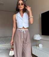 Костюм жилет и брюки палаццо MIY-1064A690