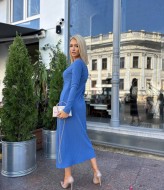 Платье трикотажное в рубчик TS-419.4A440