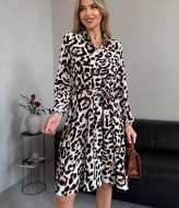 Платье с леопардовым принтом TS-437.2A480