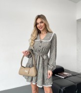 Платье с воланом TS-442.3A460