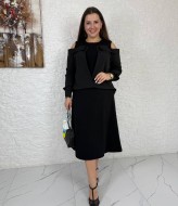 Платье с имитацией рубашки VL-1041A900