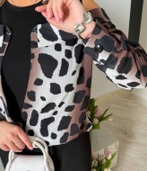 Платье с имитацией рубашки VL-1041A900