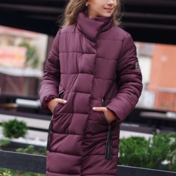 Стеганное пальто для девочек KL-434A620