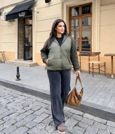 Комбинированная куртка  VIA-248A20 Комбинированная куртка  VIA-248A20