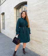 Платье вельвет женское  NA-275.1A870