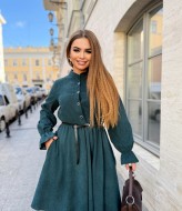 Платье вельвет женское  NA-275.1A870