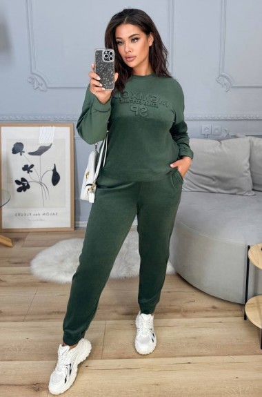 Велюровий костюм батал IV-0320A500