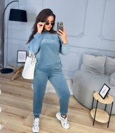 Велюровий костюм батал IV-0320A500