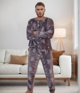 Мужская тёплая пижама DG-p15564A700