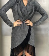 Вечернее платье из люрекса IMMA-132A490