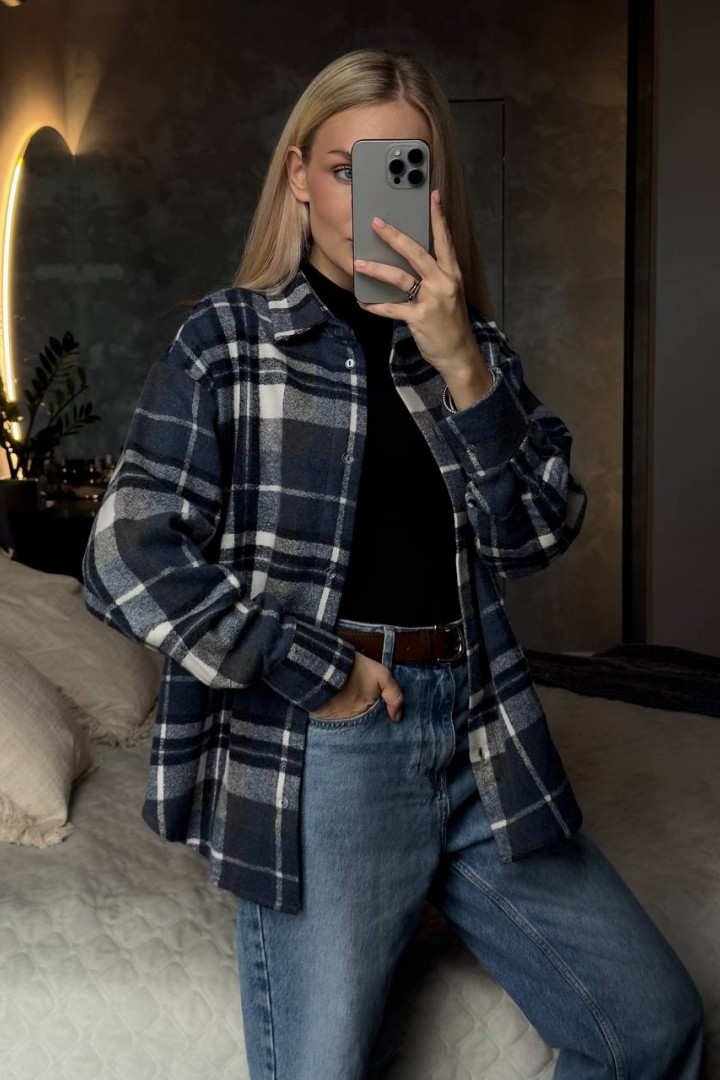 Теплая клетчатая рубашка IN-2088A520