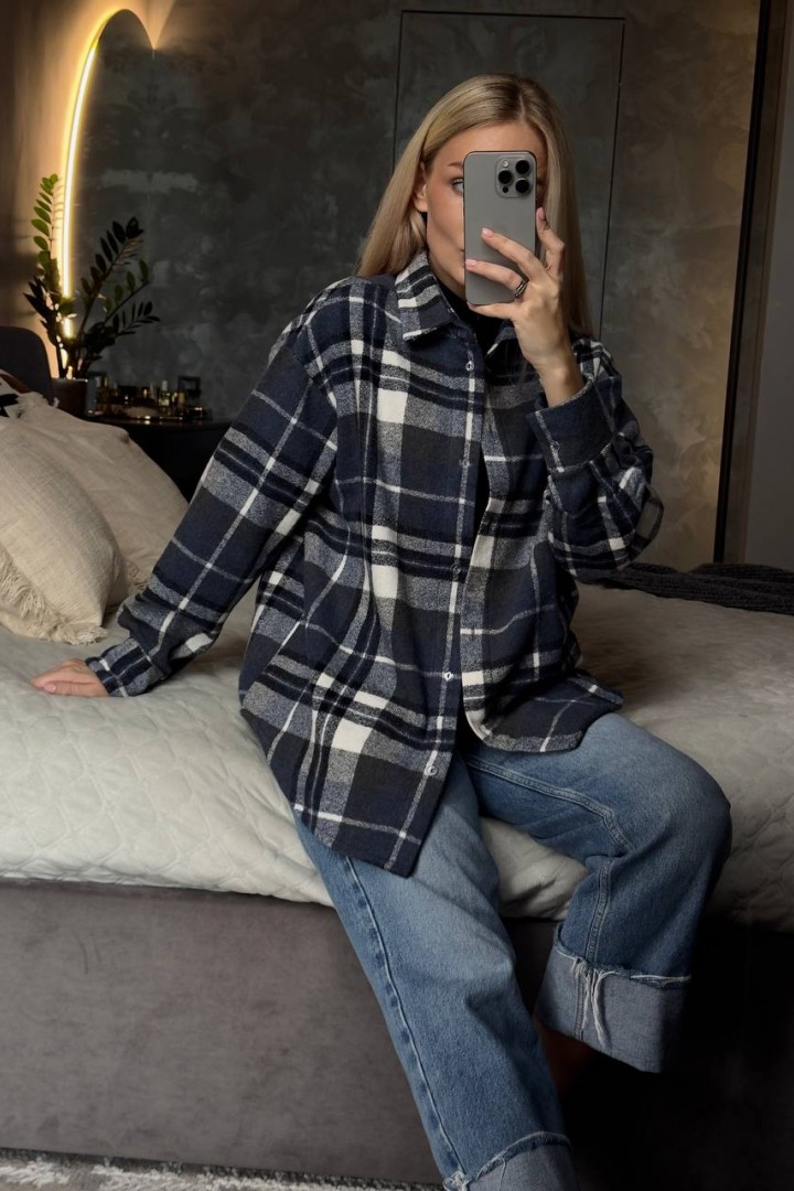 Теплая клетчатая рубашка IN-2088A520