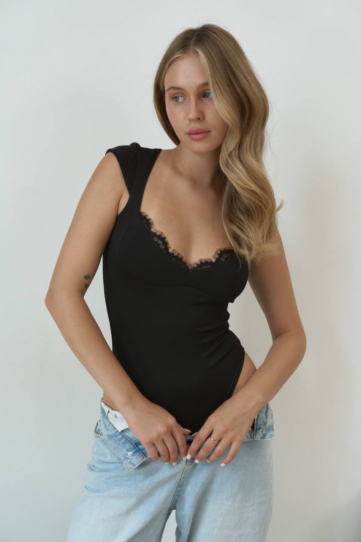 Боди с кружевом SSY-019A350