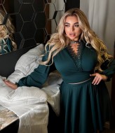 Комплект кофточка и юбка YM-7124.7131A20