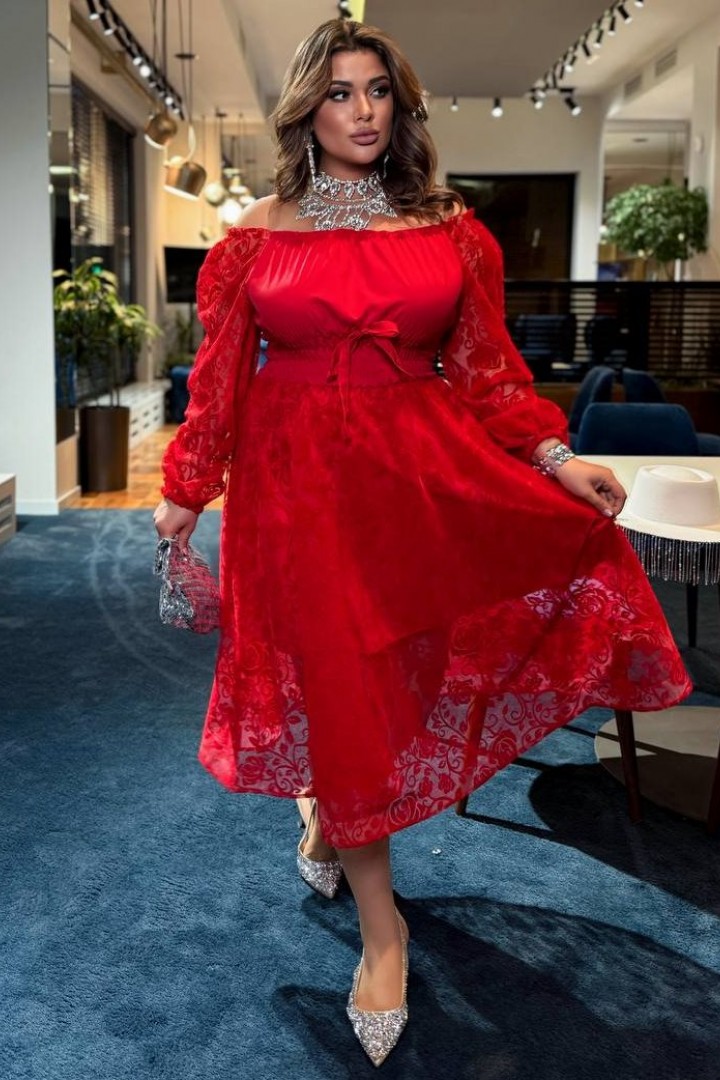 Ніжна сукня з мережива YM-7125.2A22