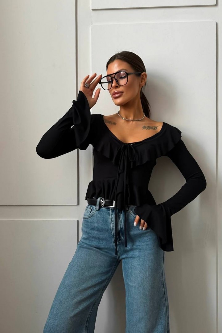 Блузка з рюшами DMP-R1649A320