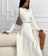 Длинное трикотажное платье IO-693A480