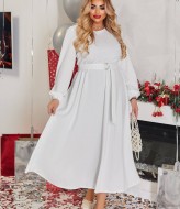 Платье с поясом EY-652A18B22