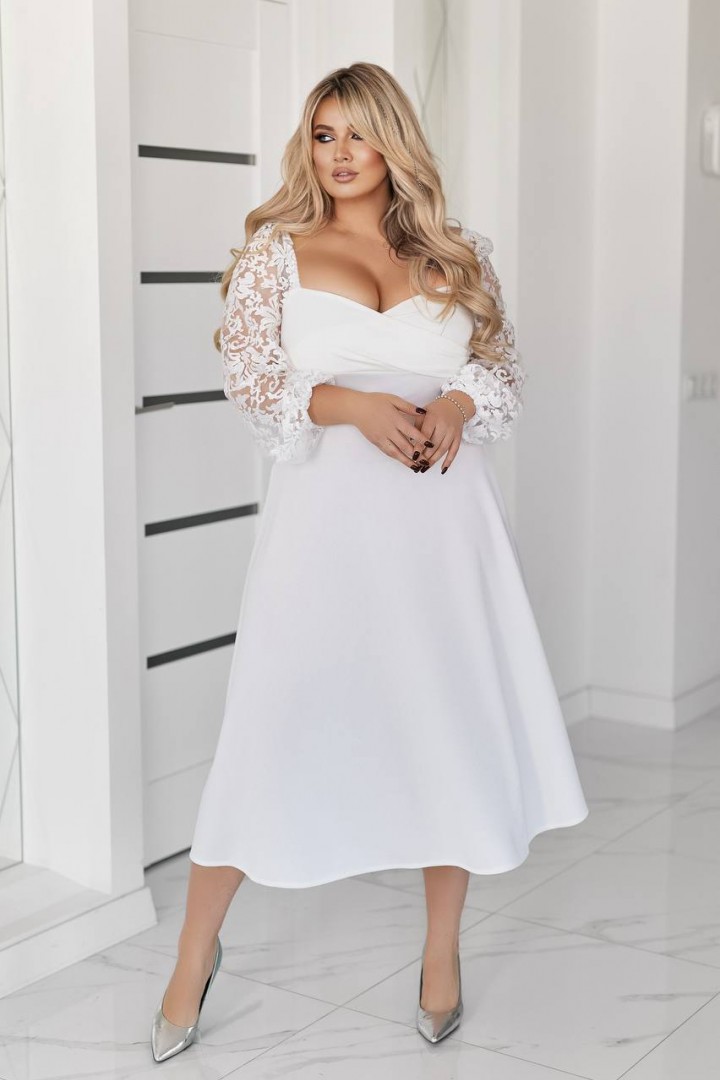 Элегантное платье миди EY-645.1A25