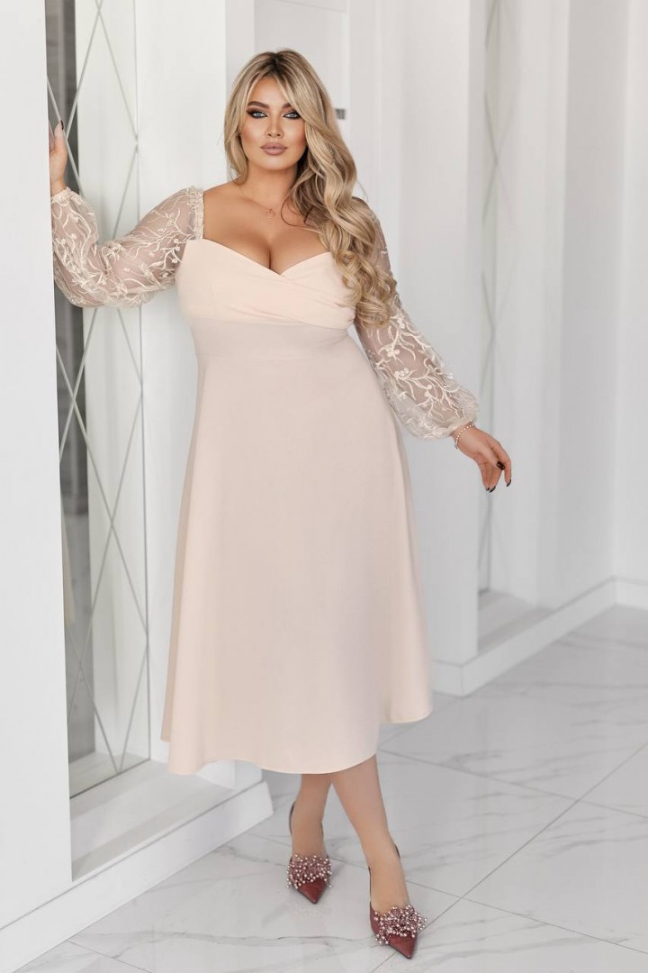 Элегантное платье миди EY-645.1A25