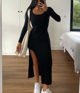 Платье с разрезом DMP-R729A360