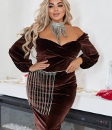 Оксамитова сукня EY-740A16