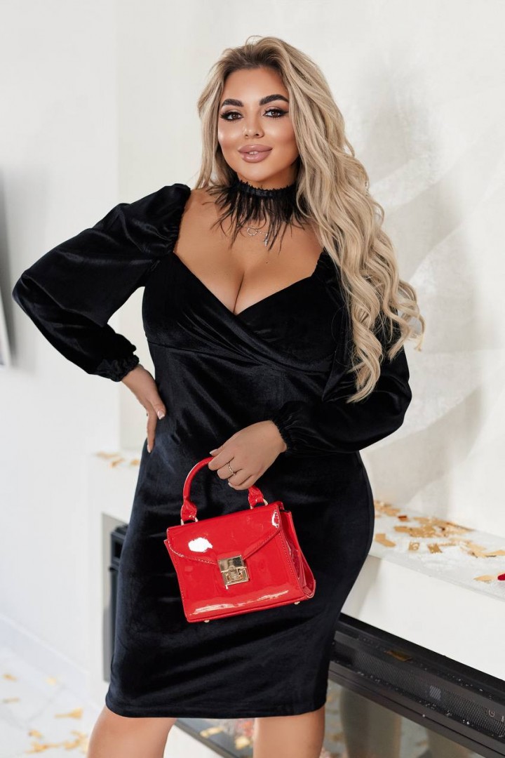 Оксамитова сукня EY-740A16