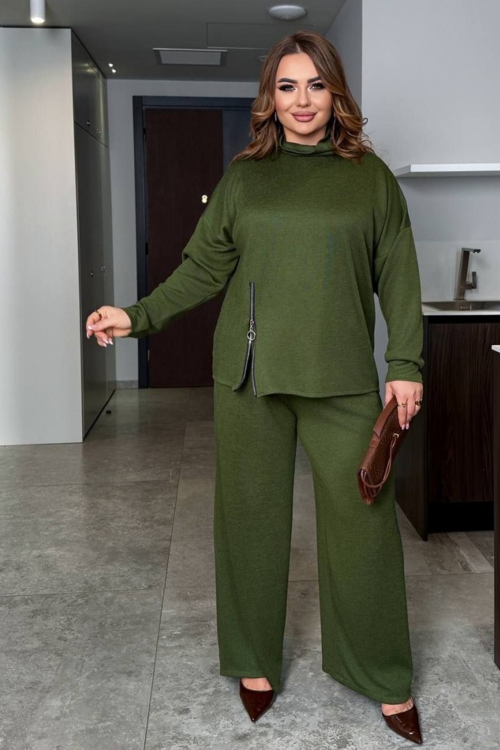 Костюм двойка с воротником на молнии AD-7917.1A380