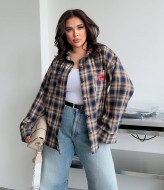 Женская клетчатая рубашка GR-05176A420