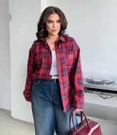 Женская клетчатая рубашка GR-05176A420