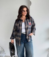 Женская клетчатая рубашка GR-05176A420